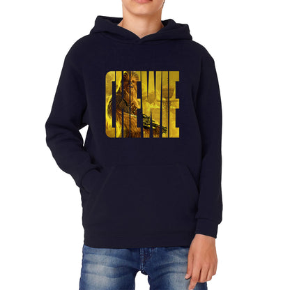 Chewie Star Wars Fictional Character Chewbacca Solo A Star Wars Story Sci-fi Action Adventure Movie Galaxy's Edge Trip Kids Hoodie