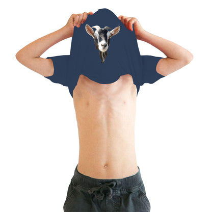 Ask Me About My Goat Disguise Goat Flip Top Funny Goat Meme Surprise Birthday Prank Gift Kids T Shirt