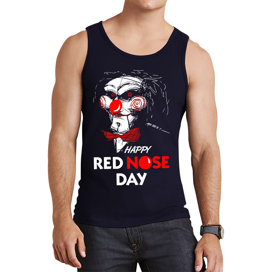 Jigsaw Happy Red Nose Day Tank Top. 50% Goes To Charity