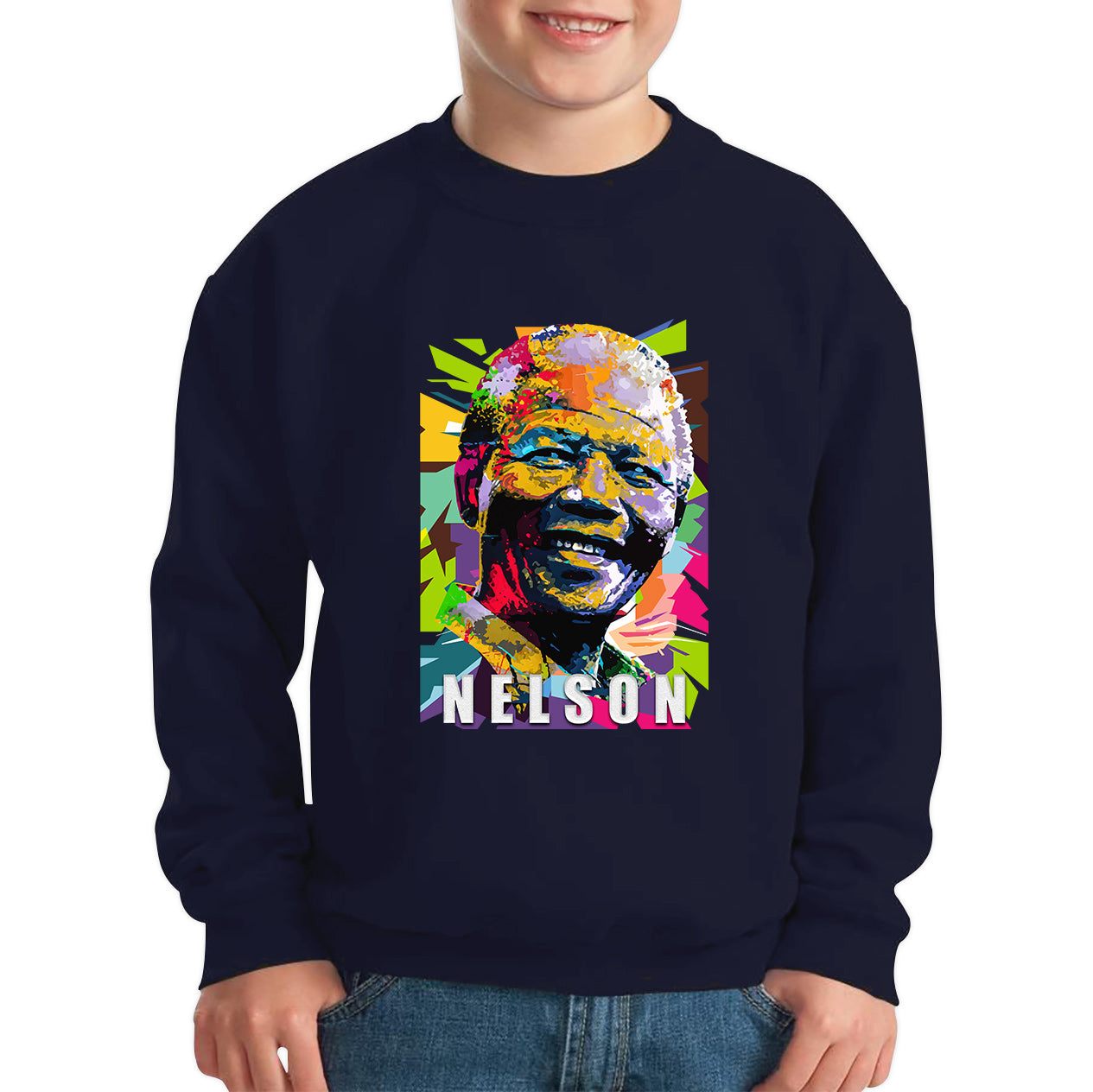Nelson Mandela African freedom justice Political Leader Former President of South Africa Kids Jumper