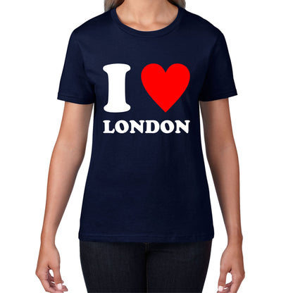 I Love London Capital of England Country Love Souvenir Great Britain Womens Tee Top