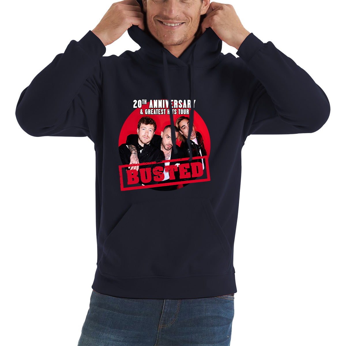 Busted Are Back To Celebrate Their 20th Anniversary Musician Band Busted Singers Unisex Hoodie