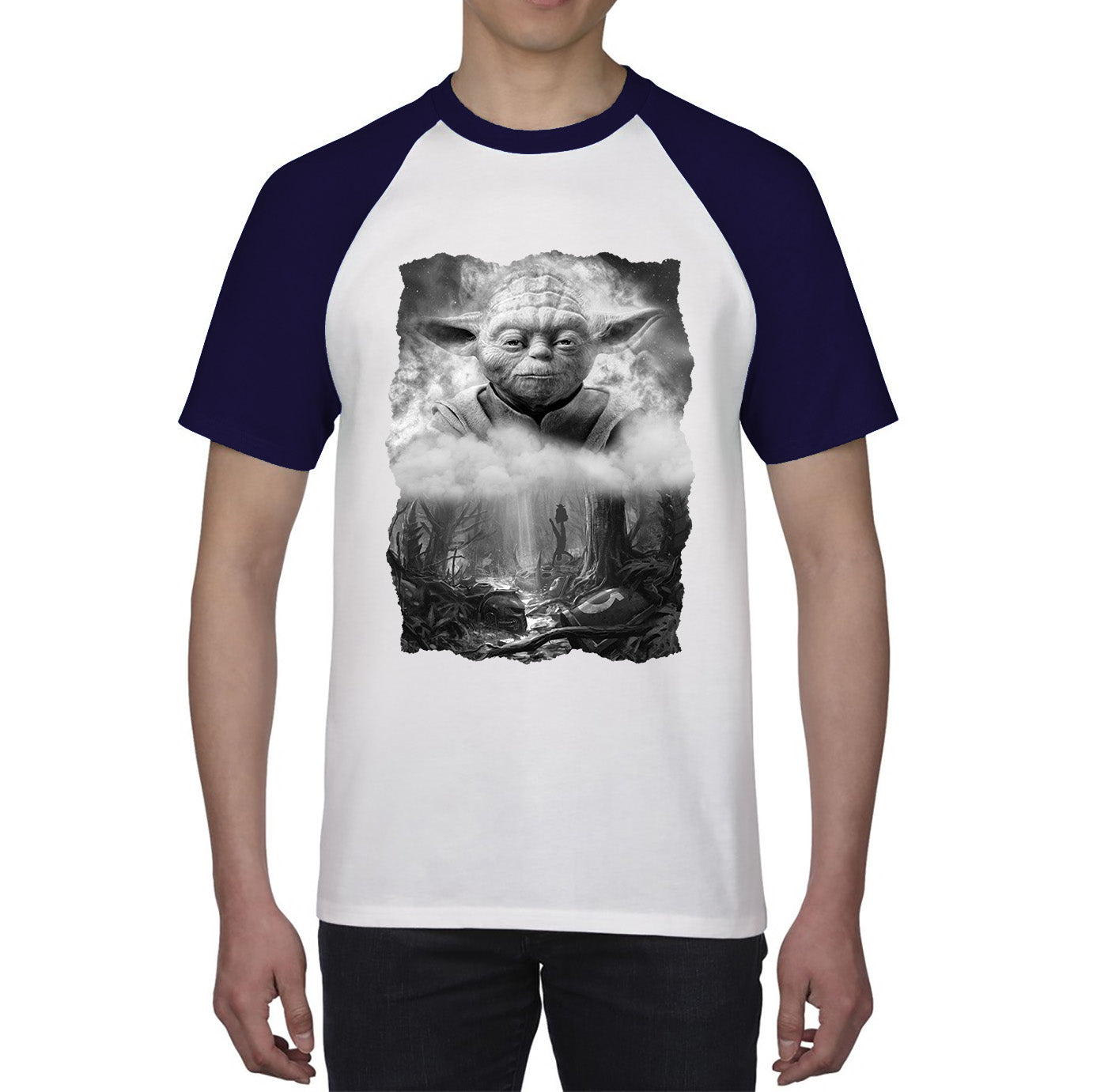 Anger Fear Aggression The Dark Side Are They Vintage Poster Graphic Movie Series Baseball T Shirt