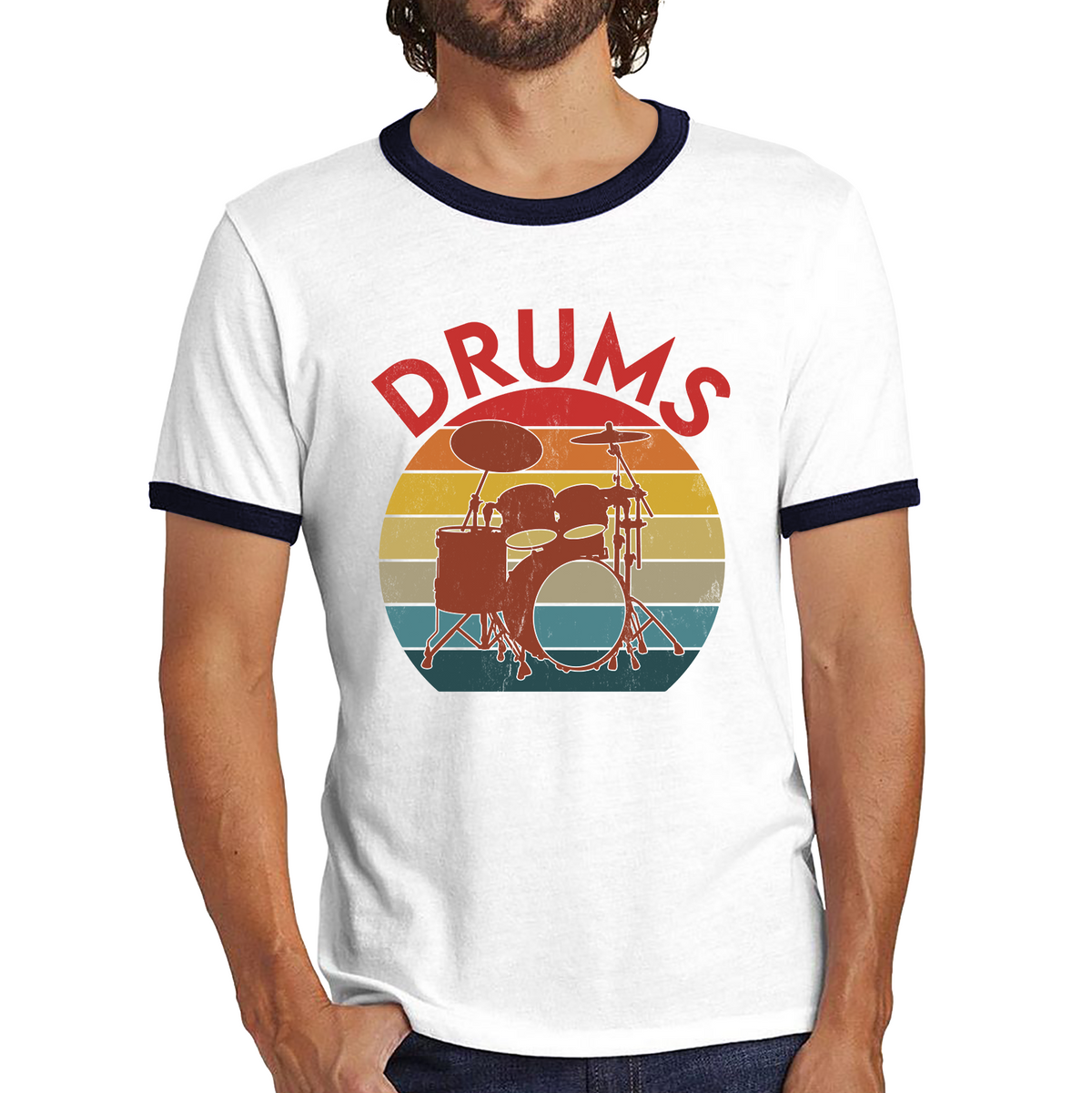 Adults Drum Equipment Ringer Shirt