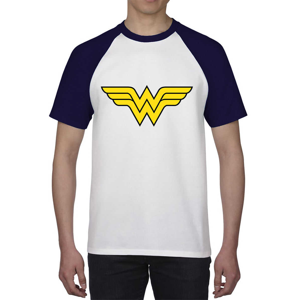 Wonder Woman Logo Superhero Wonder Girl Super Woman Comic Book Character Baseball T Shirt
