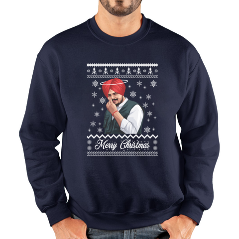 Merry Christmas Sidhu Moose Wala Xmas Legend Never Die Unisex Sweatshirt