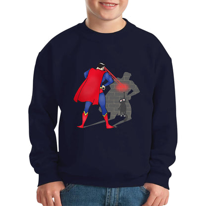 Bigman With Cat Funny Spider Cat Comics Black Cat Spider Movie Kids Jumper
