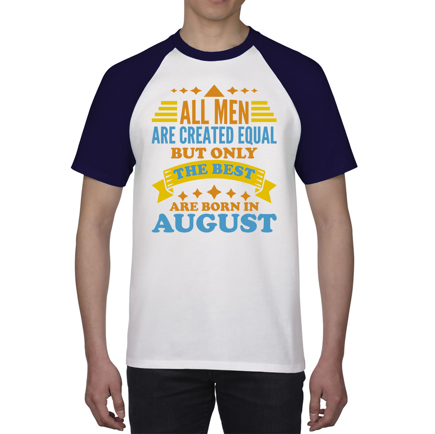 August Birthday Baseball Shirt