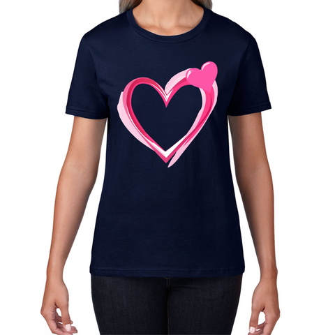 Love Valentines Day Tee Top, Valentines Heart T Shirt, Cute Valentine‘s Day Ladies T Shirt