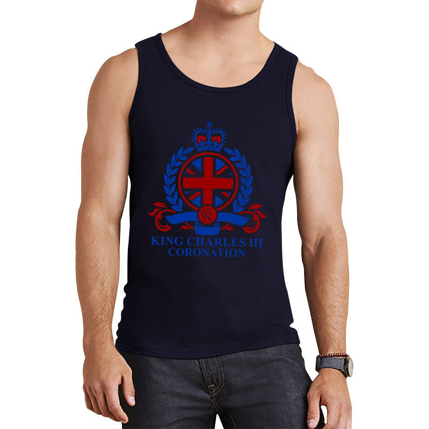 King Charles III Coronation 2023 CR III King Of England United Kingdom His Majesty Tank Top