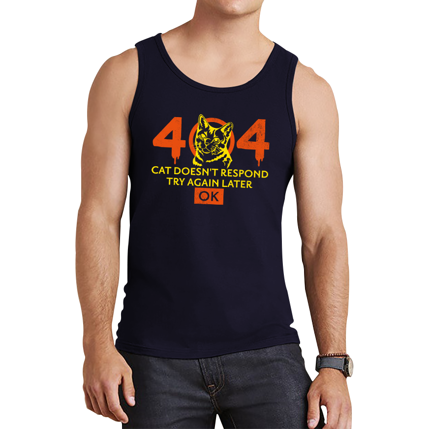 404 Cat Doesn't Respond Try Again Later Ok T Shirt