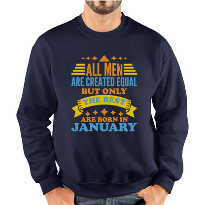 Born In January Birthday Sweatshirt