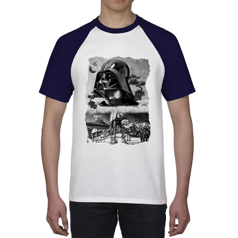 The Force Is Strong With This One Vintage Poster Graphic Movie Series Baseball T Shirt
