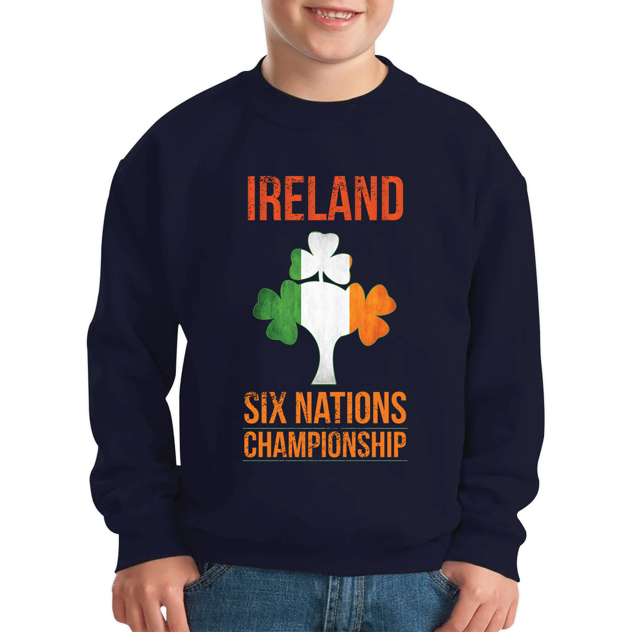 Kids Ireland Rugby Jumper