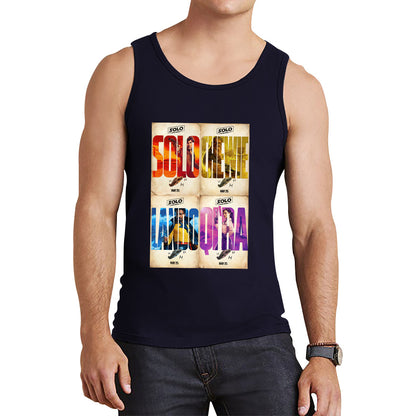 Solo A Star Wars Story Posters Solo Chewie Lando Qira Sci-fi Action Adventure Movie Characters Star Wars Galaxy's Edge Trip Tank Top