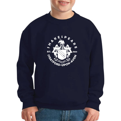 William Shakespeare's Birthplace, Stratford-Upon-Avon, Warwickshire, England, UK National Shakespeare Day Kids Jumper