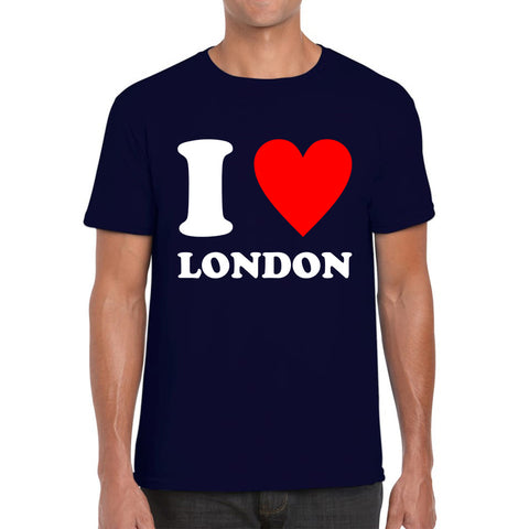 I Love London Capital of England Country Love Souvenir Great Britain Mens Tee Top