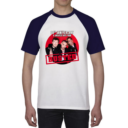Busted Are Back To Celebrate Their 20th Anniversary Musician Band Busted Singers Baseball T Shirt