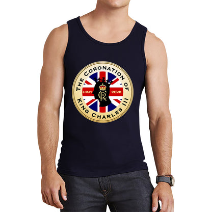 The Coronation Of King Charles III 6th May 2023 CR III Royal Crown United Kingdom Flag Tank Top