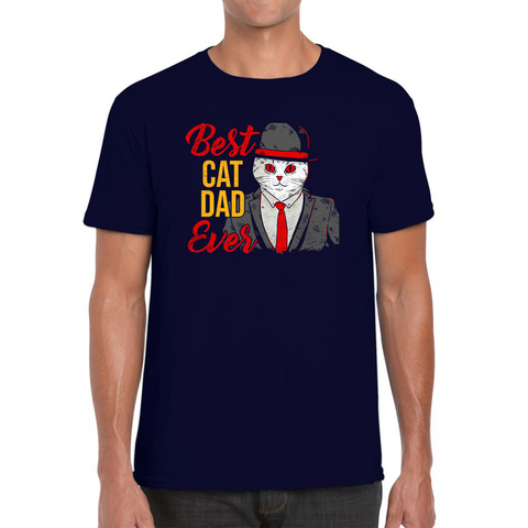 Best Cat Dad Ever Shirt Funny Father's Day Cattitude Dad Gift T Shirt
