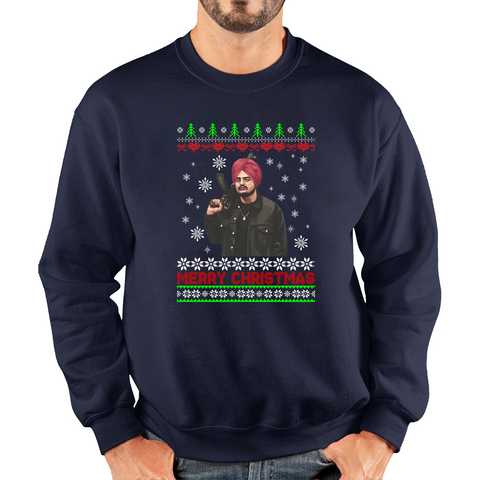 Sidhu Moose Wala Christmas Sweatshirt