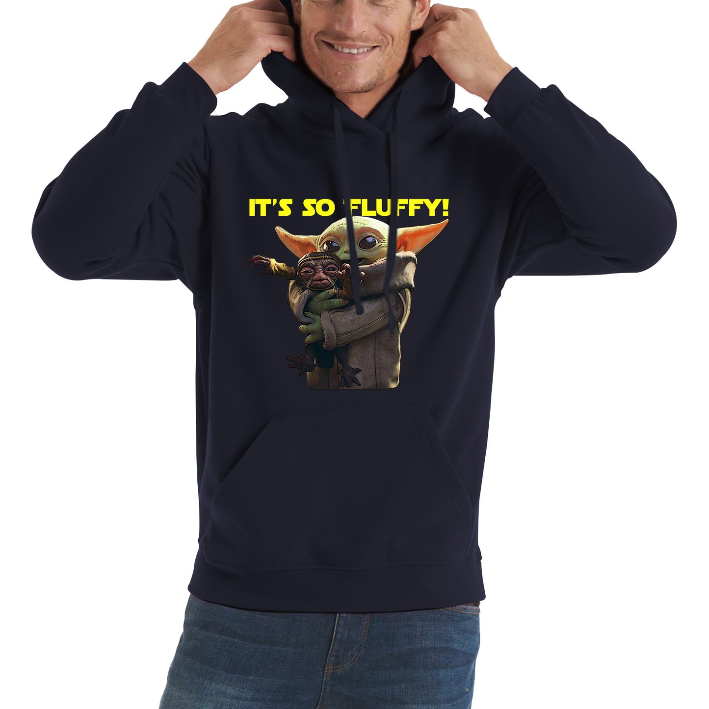 It's So Fluffy Feed Me I'm Pretty Stop Wars Dandalorian Movie Series Unisex Hoodie