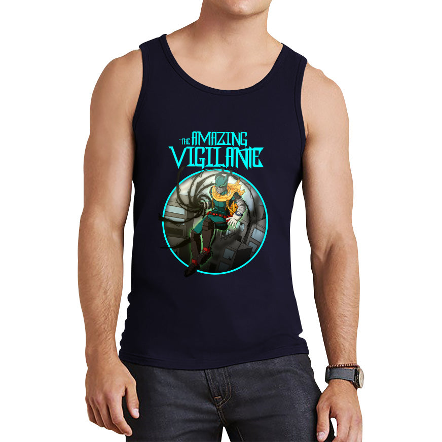 The Amazing Vigilant out of the Dark hole Vintage Graphic Cartoon Series Tank Top
