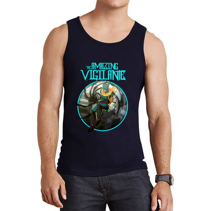 The Amazing Vigilant out of the Dark hole Vintage Graphic Cartoon Series Tank Top