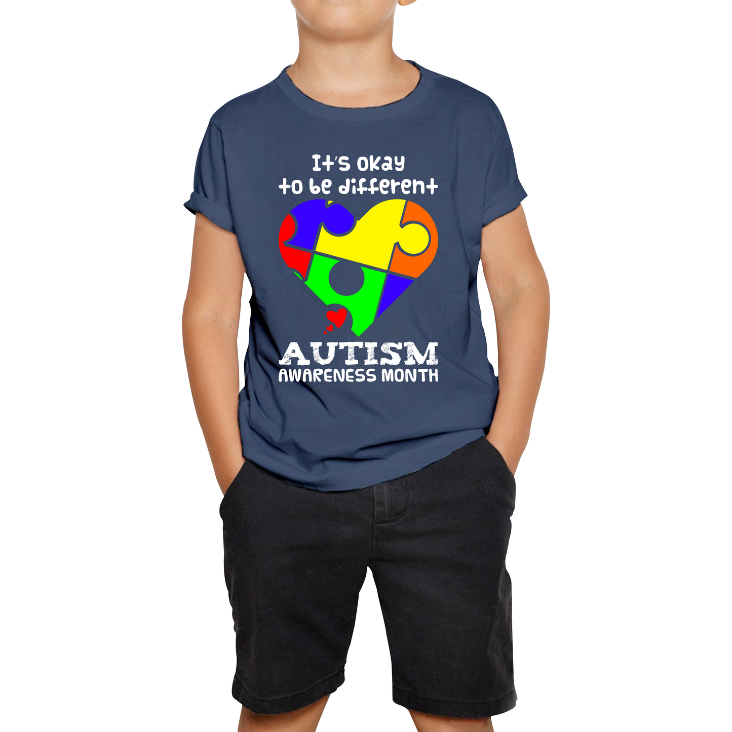 It's Ok To Be Different Autism Awareness Month T Shirt