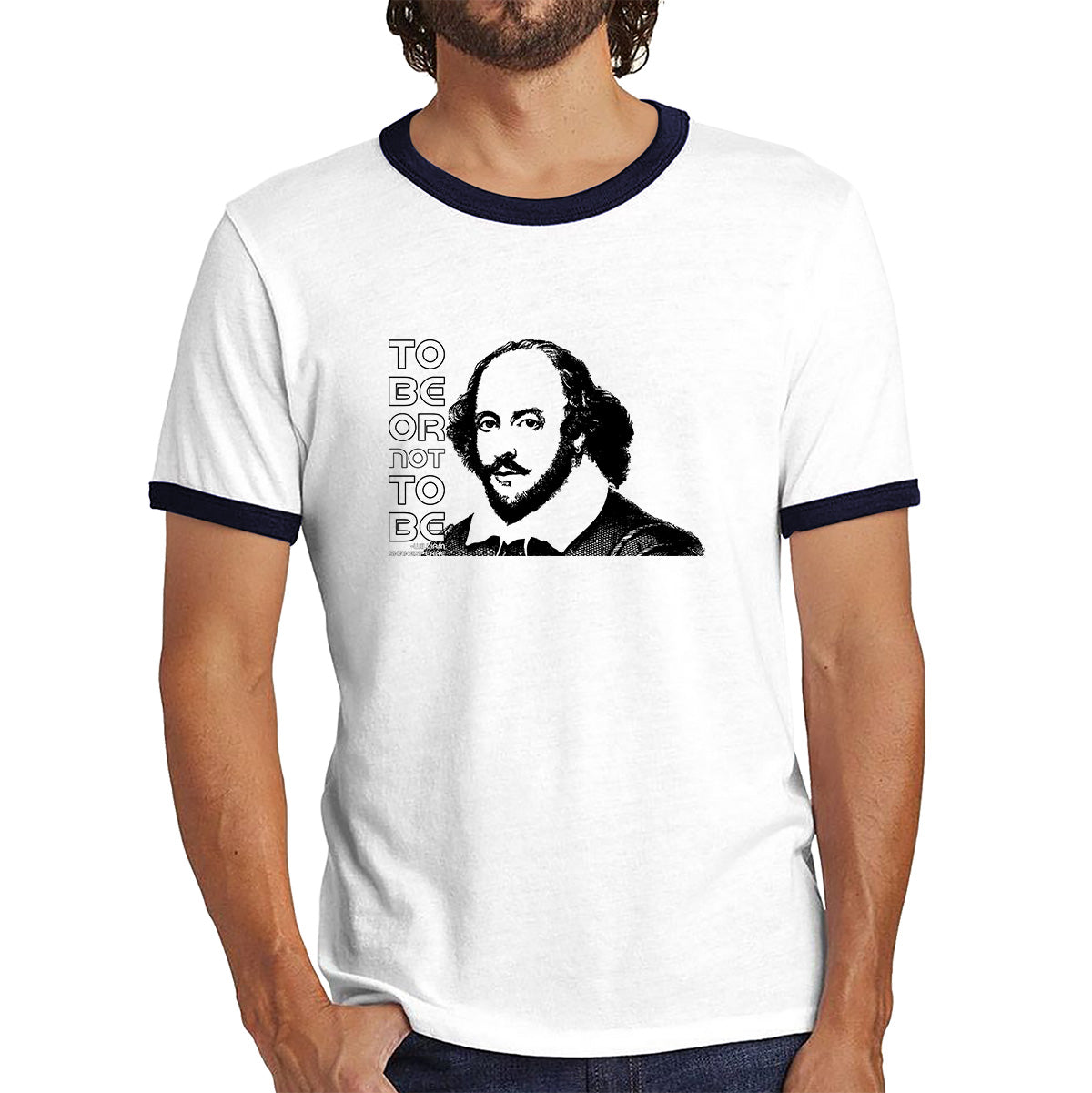 To Be Or Not To Be Book By William Shakespeare Quote National Shakespeare Day Ringer T Shirt