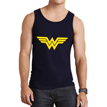Wonder Woman Logo Superhero Wonder Girl Super Woman Comic Book Character Tank Top