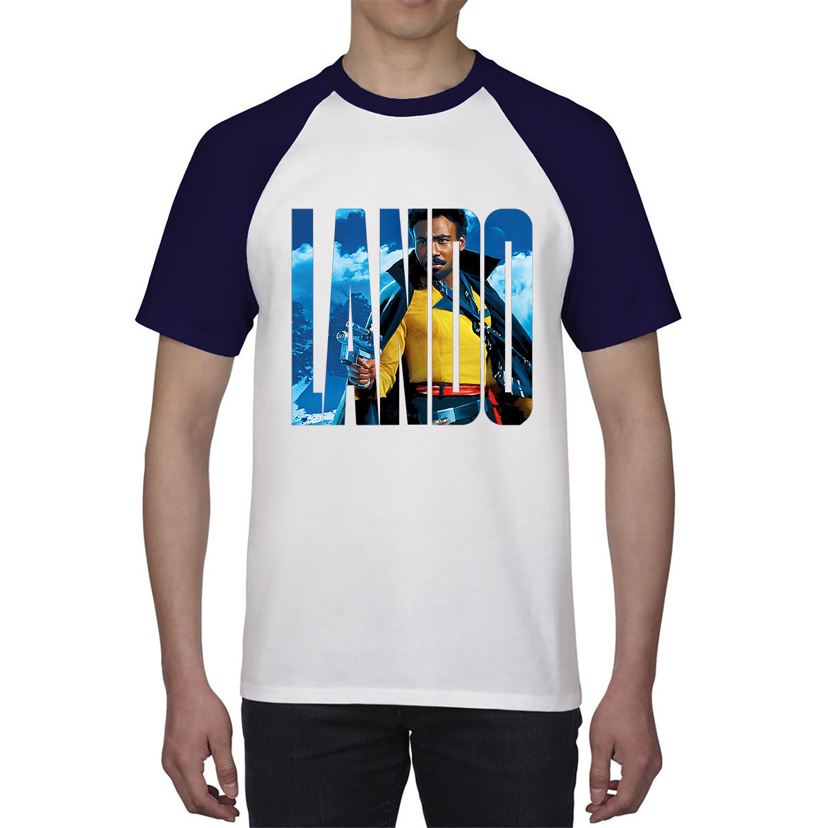 Lando Calrissian Star Wars Fictional Character Solo A Star Wars Story Sci-fi Action Adventure Movie Landonis Balthazar Calrissian III Baseball T Shirt