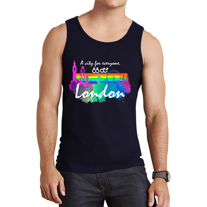 London A City For Everyone LGBT Gay Pride Lesbians Pride Colour Gift Tank Top