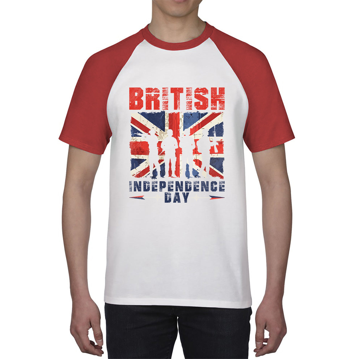 British Independence Day UK Flag 1st Of May Independence Day British Country Love Patriotism Great Britain Baseball T Shirt