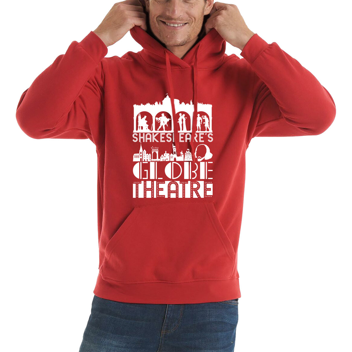 William Shakespeare's English Playwright, Poet And Actor National Shakespeare Day Unisex Hoodie