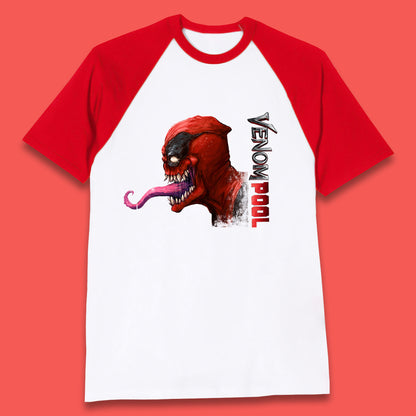 Venompool Marvel Contest Of Champion Venom-Pool Marvel Comics Superhero Deadpool Marvel Universe Character Baseball T Shirt