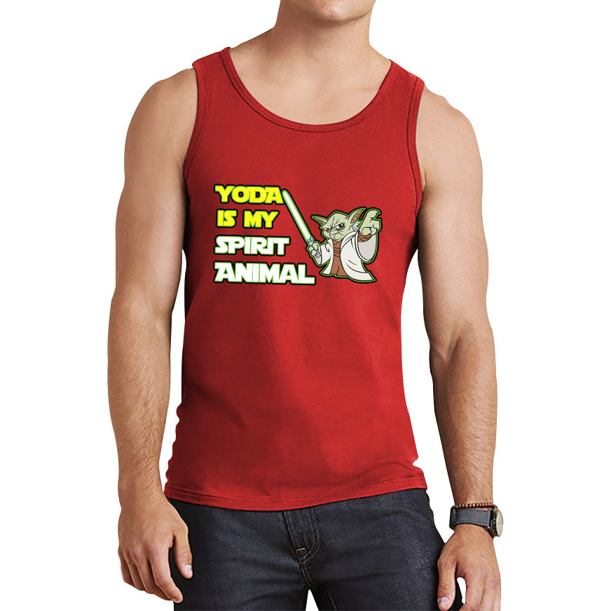 Yoda Is My Spirit Animal Yoda Legendary Jedi Master Disney Star Wars Day 46th Anniversary Tank Top