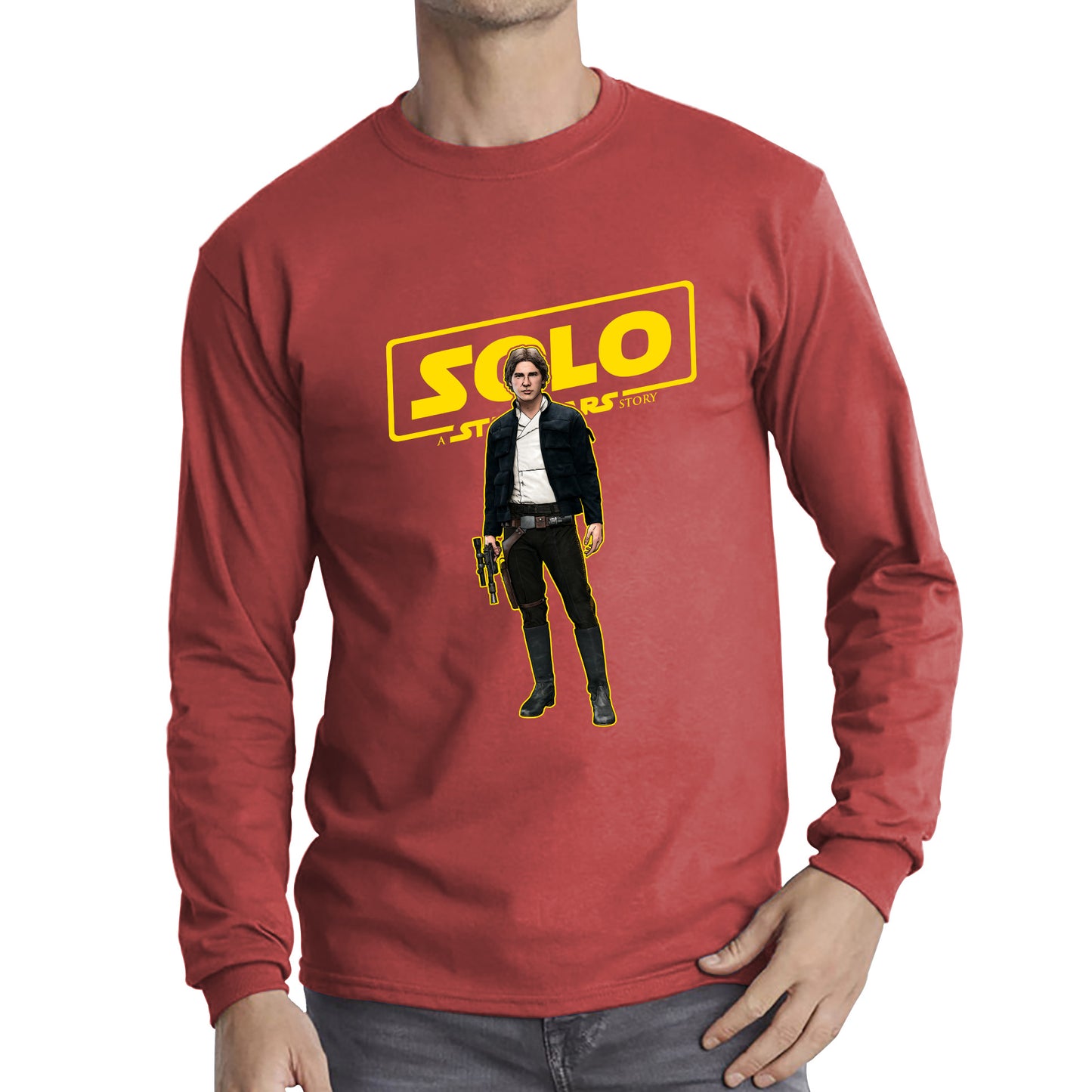 Han Solo Star Wars Fictional Character Solo A Star Wars Story Sci-fi Action Adventure Movie Disney Star Wars Day 46th Anniversary Long Sleeve T Shirt