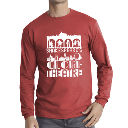 William Shakespeare's English Playwright, Poet And Actor National Shakespeare Day Long Sleeve T Shirt