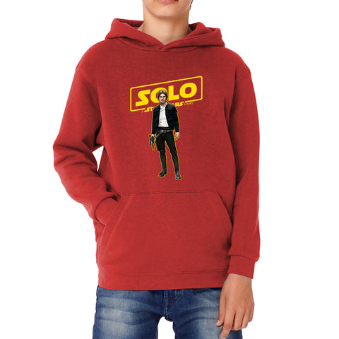 Han Solo Star Wars Fictional Character Solo A Star Wars Story Sci-fi Action Adventure Movie Disney Star Wars Day 46th Anniversary Kids Hoodie