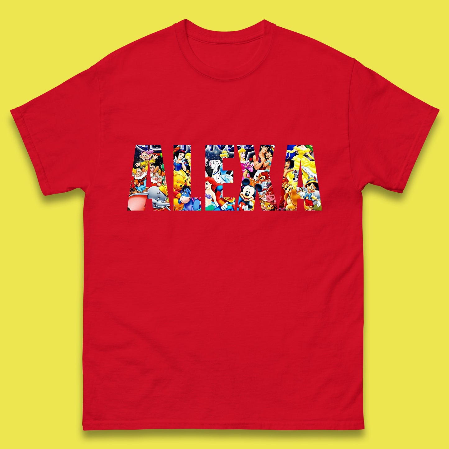 Personalised All Disney Fictional Characters Disney Family Animated Cartoons Movies Characters Disney World Mens Tee Top