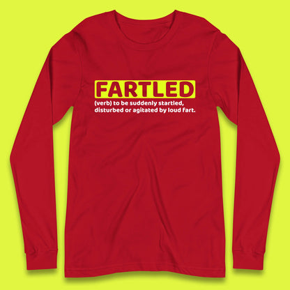 Fartled Definition Funny Sarcastic Dictionary Fart Humor Rude Offensive Joke Tank Top
