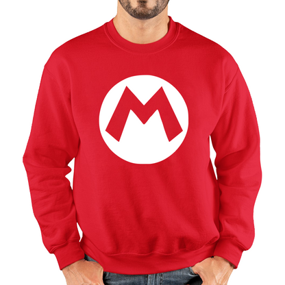 Mario Bros Character Logo Super Mario Mario Mario Bro Toad Retro Gaming Unisex Sweatshirt