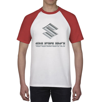 Suzuki Motorcycle Logo Dynamic Riding Suzuki Motorsports Suzuki Motorcycle Motocross Bike Racing Baseball T Shirt