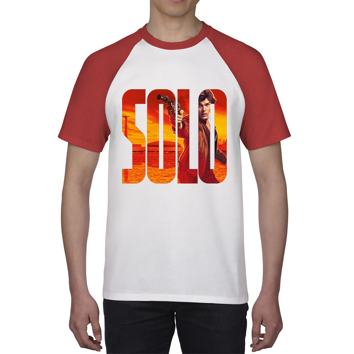 Han Solo Star Wars Fictional Character Solo A Star Wars Story Sci-fi Action Adventure Movie Star Wars Databank Baseball T Shirt