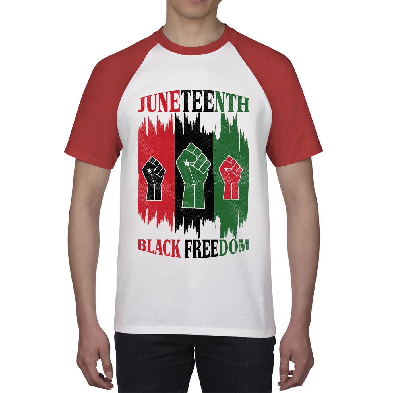 Juneteenth Black Freedom Black Lives Matter Black Pride Baseball T Shirt