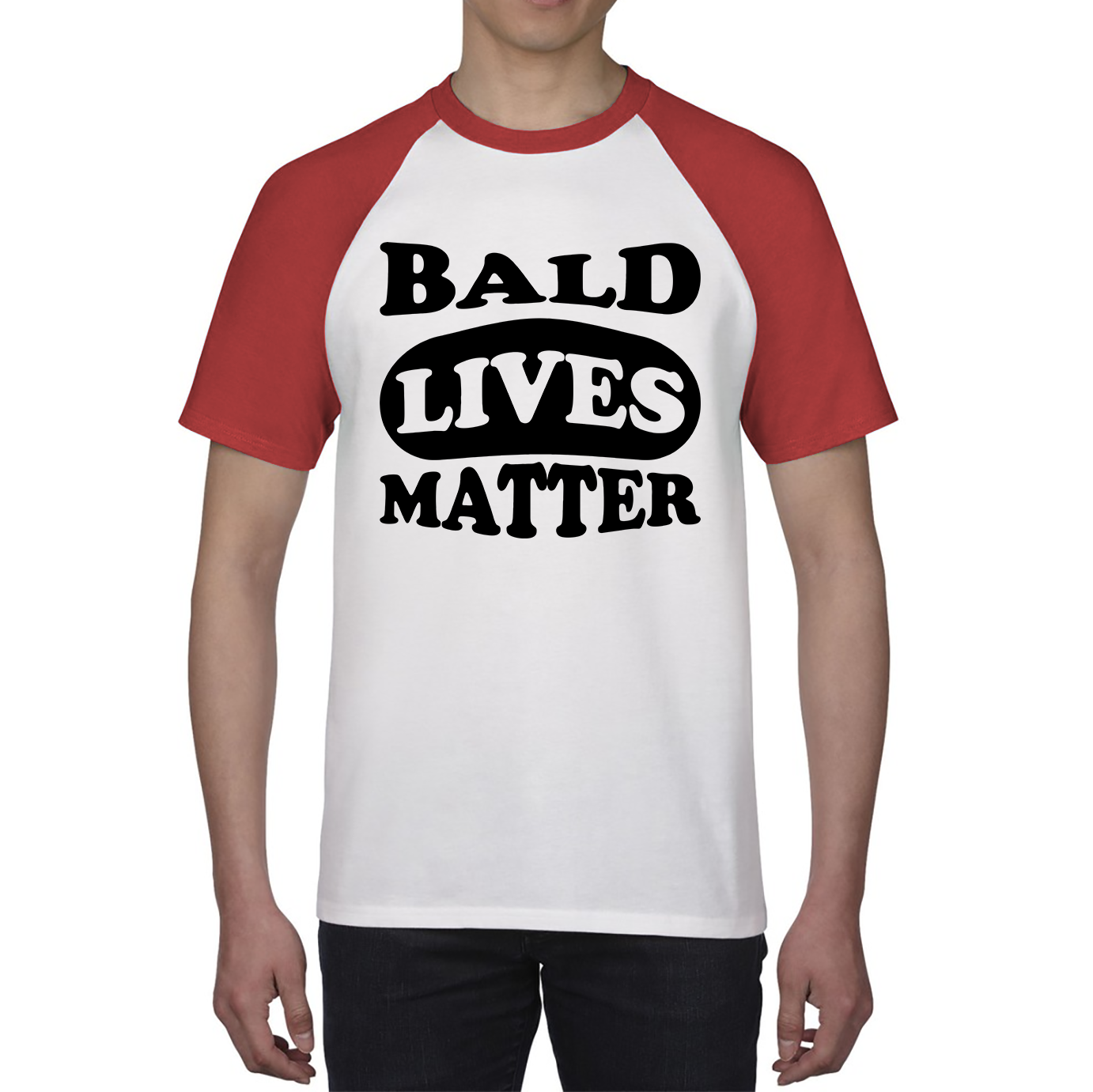 Bald Lives Matter Funny Baldi Joke Novelty Birthday Gift For Father Bald Friend Baseball T Shirt