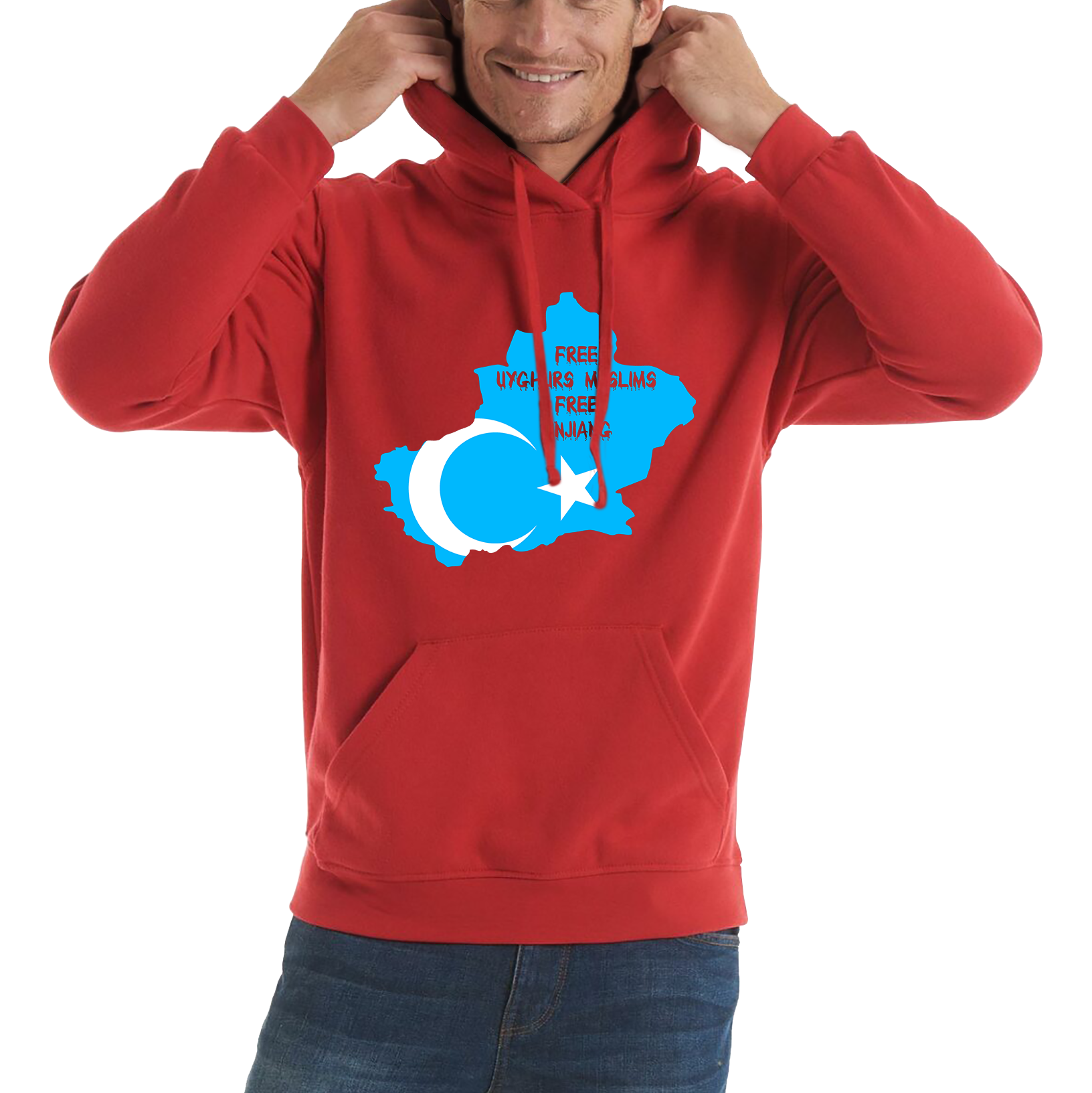 Free Uyghurs Muslims Free Xinjiang Freedom For Uyghurs Turkestan Hoodie
