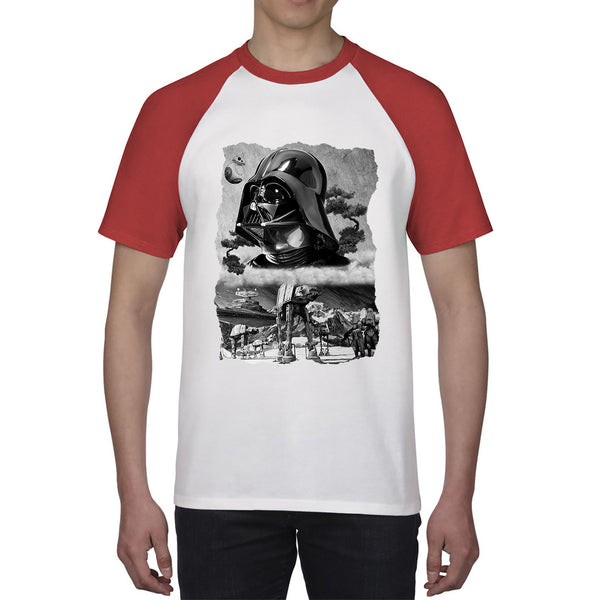The Force Is Strong With This One Vintage Poster Graphic Movie Series Baseball T Shirt