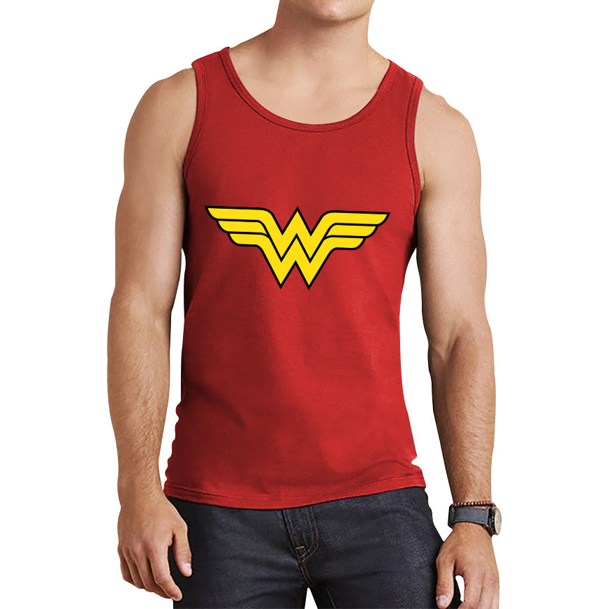 Wonder Woman Logo Superhero Wonder Girl Super Woman Comic Book Character Tank Top